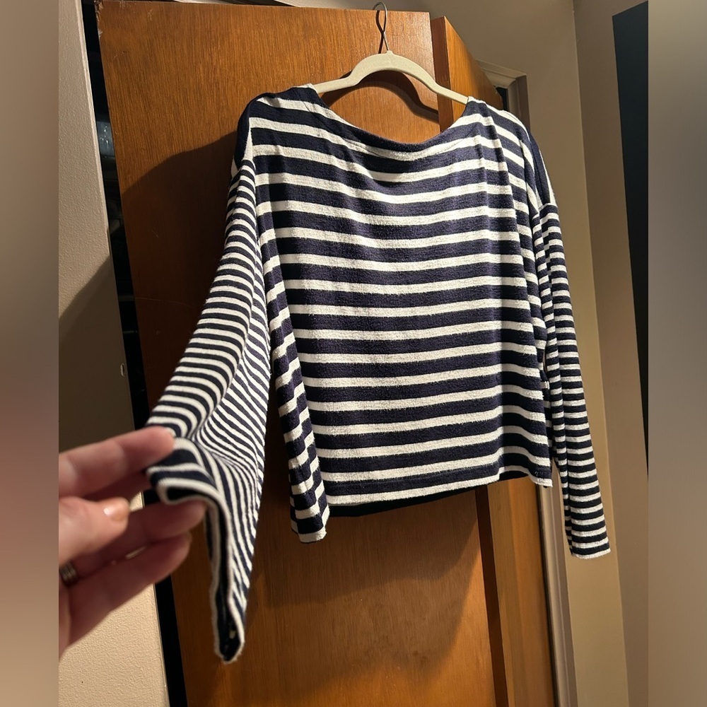 Rag & bone striped lightweight sweater XL - Picture 3 of 7